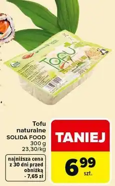 Carrefour Tofu naturalne SOLIDA FOOD oferta