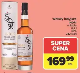 Carrefour Whisky indyjska INDRI w tubie oferta