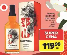 Carrefour Whisky japońska KORIYAMA w kartonie oferta