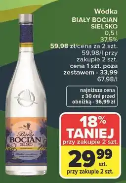 Carrefour Wódka BIAŁY BOCIAN SIELSKO oferta