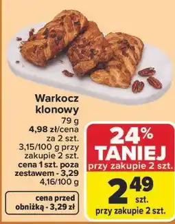 Carrefour Warkocz klonowy oferta