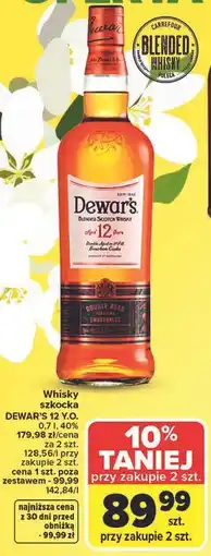Carrefour Whisky szkocka DEWAR'S 12 Y.O oferta