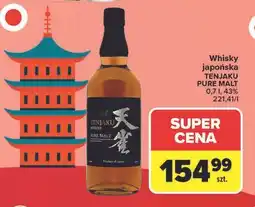 Carrefour Whisky japońska TENJAKU PURE MALT oferta
