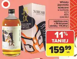 Carrefour Whisky japońska NOBUSHI w kartonie oferta