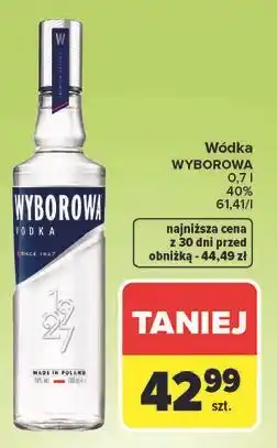 Carrefour Wódka WYBOROWA oferta