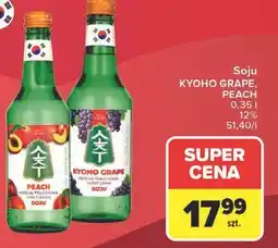 Carrefour Soju KYOHO GRAPE, PEACH oferta