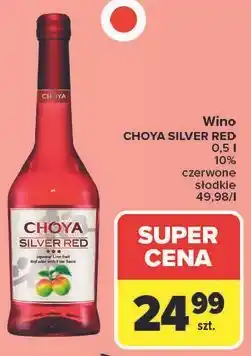 Carrefour Wino CHOYA SILVER RED oferta