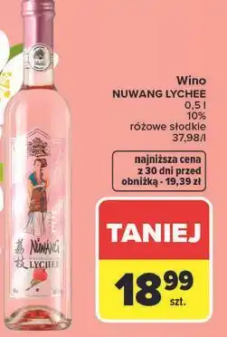 Carrefour Wino NUWANG LYCHEE oferta