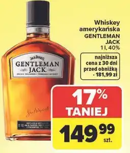 Carrefour Whiskey amerykańska GENTLEMAN JACK oferta