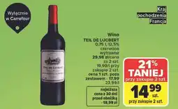 Carrefour Wino TEIL DE LUCBERT oferta