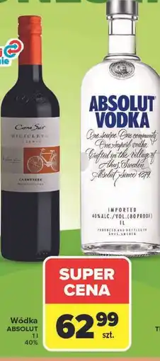 Carrefour Wódka ABSOLUT oferta