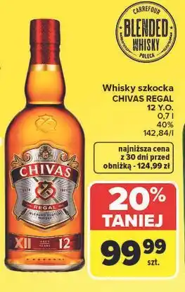 Carrefour Whisky szkocka CHIVAS REGAL 12 Y.O oferta