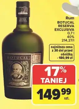 Carrefour Rum BOTUCAL RESERVA EXCLUSIVA oferta