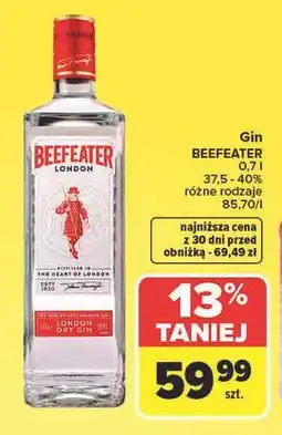 Carrefour Gin BEEFEATER oferta
