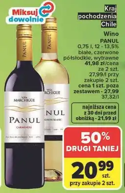 Carrefour Wino PANUL oferta
