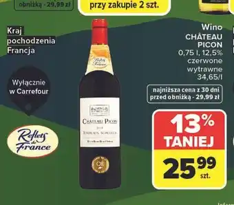 Carrefour Wino CHÂTEAU PICON oferta