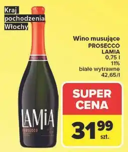 Carrefour Wino musujące PROSECCO LAMIA białe wytrawne oferta