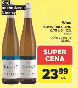 Carrefour Wino KUNST RIESLING oferta