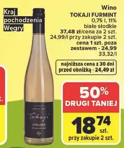 Carrefour Wino TOKAJI FURMINT oferta