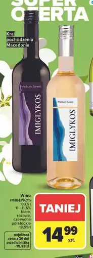 Carrefour Wino IMIGLYKOS oferta