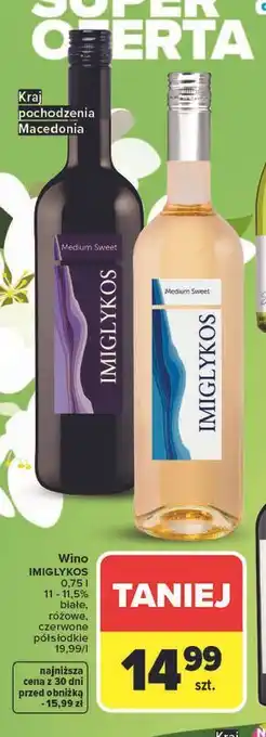 Carrefour Wino IMIGLYKOS oferta