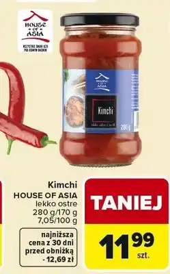 Carrefour Kimchi lekko ostre House of Asia oferta