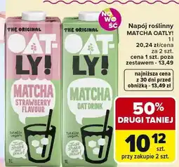 Carrefour Napój roślinny Matcha Oat Drink Oatly oferta