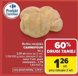 Carrefour Bułka swojska Carrefour oferta