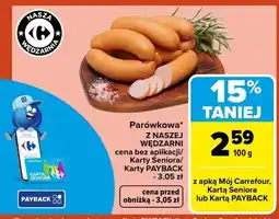 Carrefour Parówkowa z Naszej Wędzarni Carrefour oferta