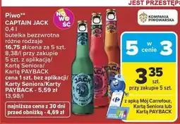 Carrefour Piwo Captain Jack oferta