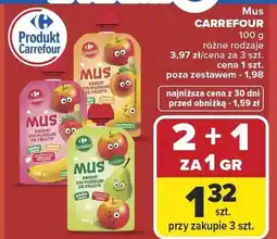 Carrefour Mus owocowy Carrefour oferta