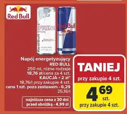 Carrefour Napój energetyzujący Red Bull oferta