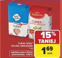 Carrefour Cukier biały Królewski oferta