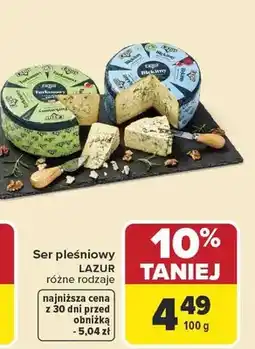 Carrefour Ser pleśniowy Lazur oferta