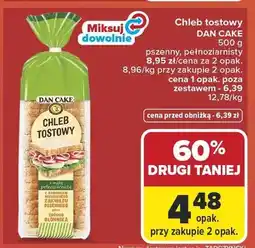 Carrefour Chleb tostowy pszenny pełnoziarnisty Dan Cake oferta