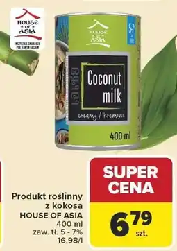 Carrefour Produkt roślinny z kokosa House of Asia oferta