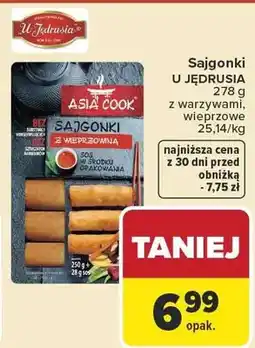 Carrefour Sajgonki U Jędrusia wieprzowe oferta