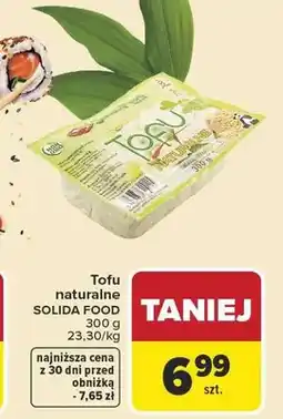Carrefour Tofu naturalne Solida Food oferta