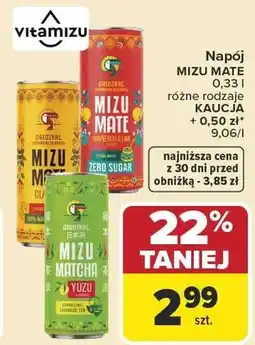 Carrefour Napój Mizu Mate Vitamizu oferta