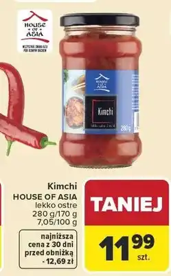 Carrefour Kimchi House of Asia lekko ostre oferta