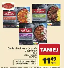 Carrefour Danie obiadowe azjatyckie U Jędrusia oferta