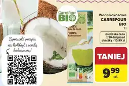 Carrefour Woda kokosowa Carrefour Bio oferta