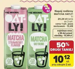 Carrefour Napój roślinny matcha oat drink Oatly! oferta