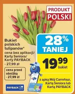 Carrefour Bukiet polskich tulipanów oferta