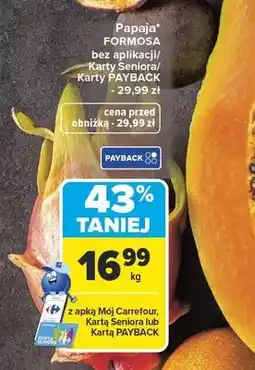 Carrefour Papaja Formosa oferta