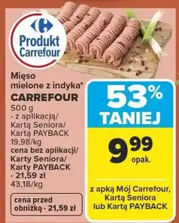Carrefour Mięso mielone z indyka Carrefour oferta