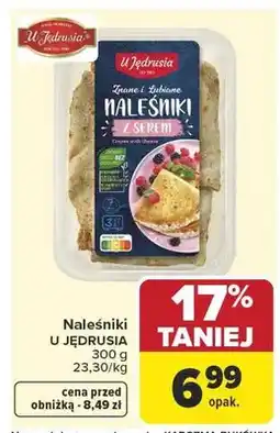 Carrefour Naleśniki z serem U Jędrusia oferta
