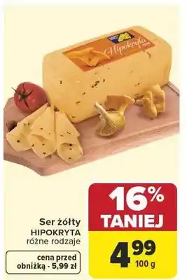 Carrefour Ser żółty Hipokryta oferta