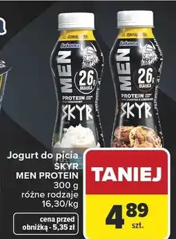 Carrefour Jogurt do picia Skyr Men Protein Bakoma oferta