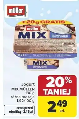 Carrefour Jogurt Mix Müller oferta